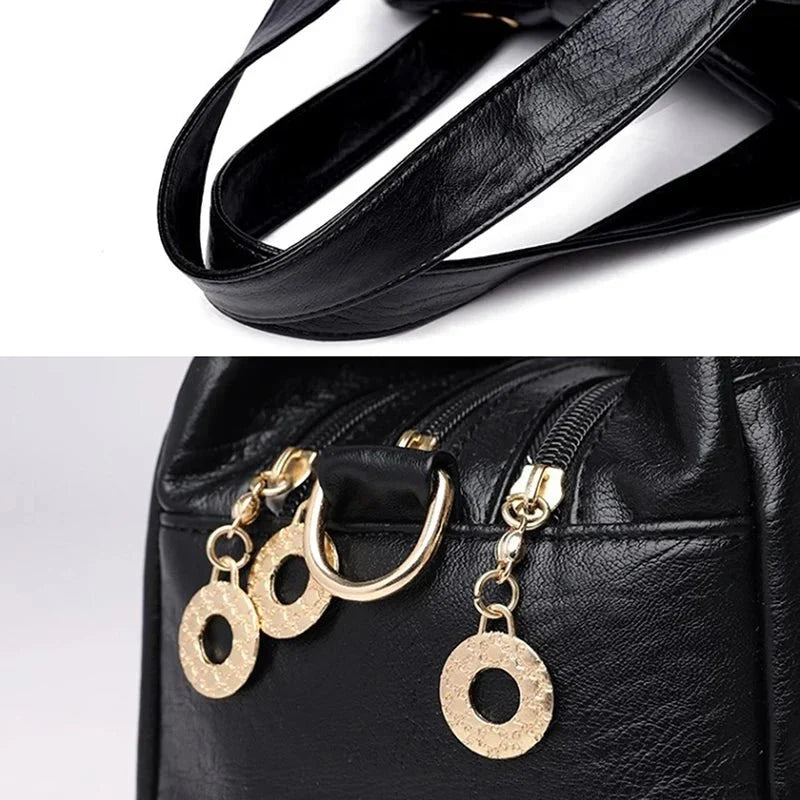 Bolsa Feminina de Ombro, Design Clássico Modelo Raissa
